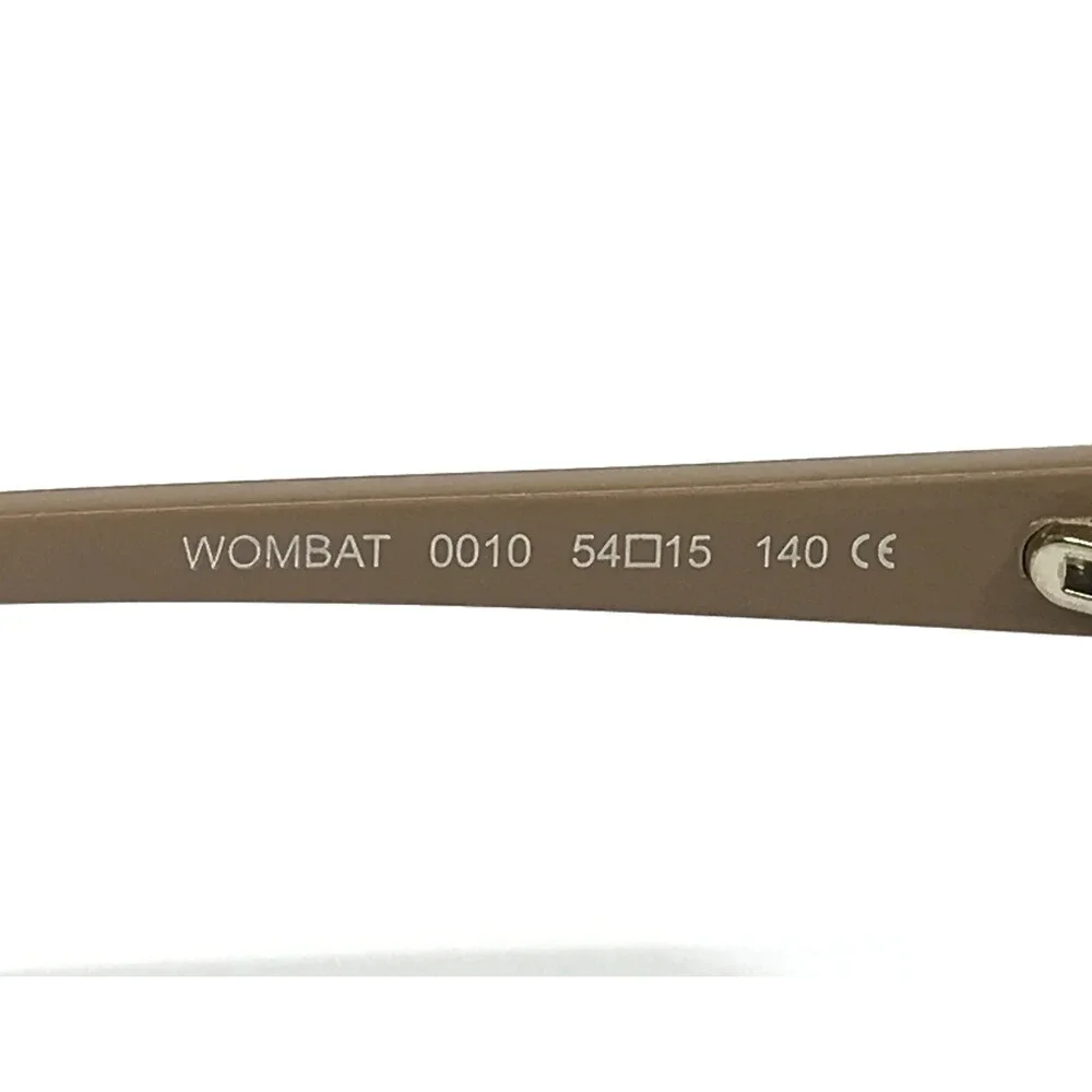 BOZ Eyeglasses Frames WOMBAT 0010 Black Grey White Striped Clear 54-15-140